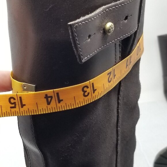 Timberland Bethel Brown Riding Tall Leather Rugged Boots 6.5M Style No. 23689 - Picture 9 of 15